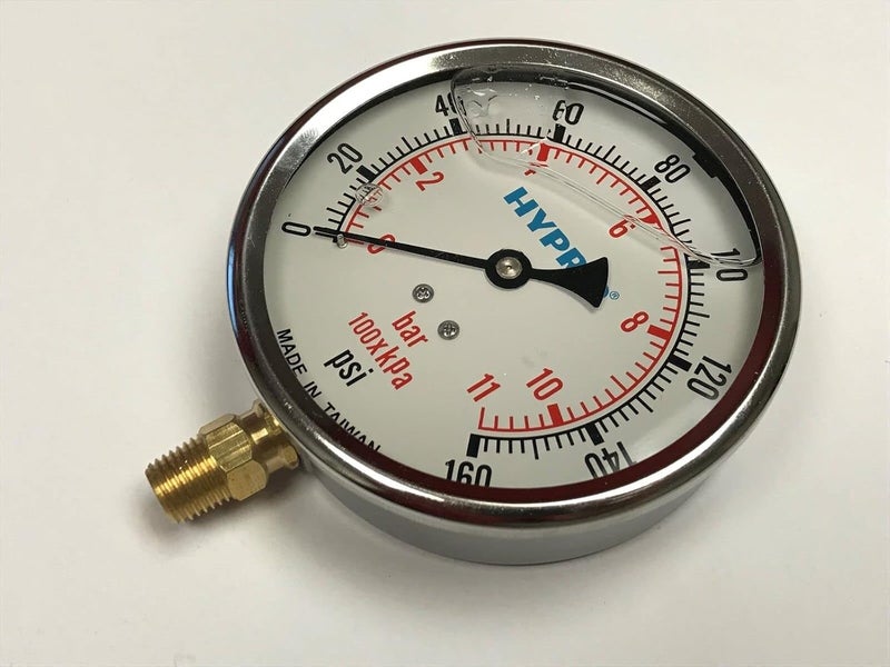 Hypro 4" 400 Liquid-Filled Gauge; 0-160 PSI (40400FG02L160) - Image 2