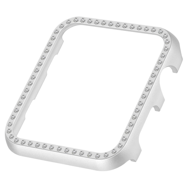 Aluminum Alloy Diamond Watch Face Frame Case Bumper For Smartwatch - Image 2
