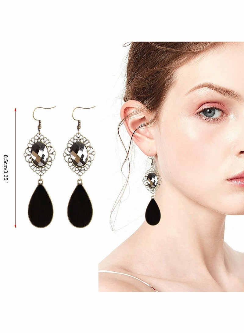 Captaintech 1920s Flapper Costume Set for Women, Elegant Dress Up Accessories with Headband, Long Gloves, and Pearl Necklace for Themed Parties - Image 5