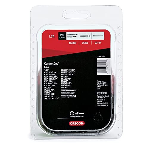 Oregon L74 ControlCut Replacement Chainsaw Chain for 18-Inch Guide Bar, 74 Drive Links, Pitch: .325", .063" Gauge, Fits Stihl Models with 18" bars and .325" Sprockets Gray - Image 4