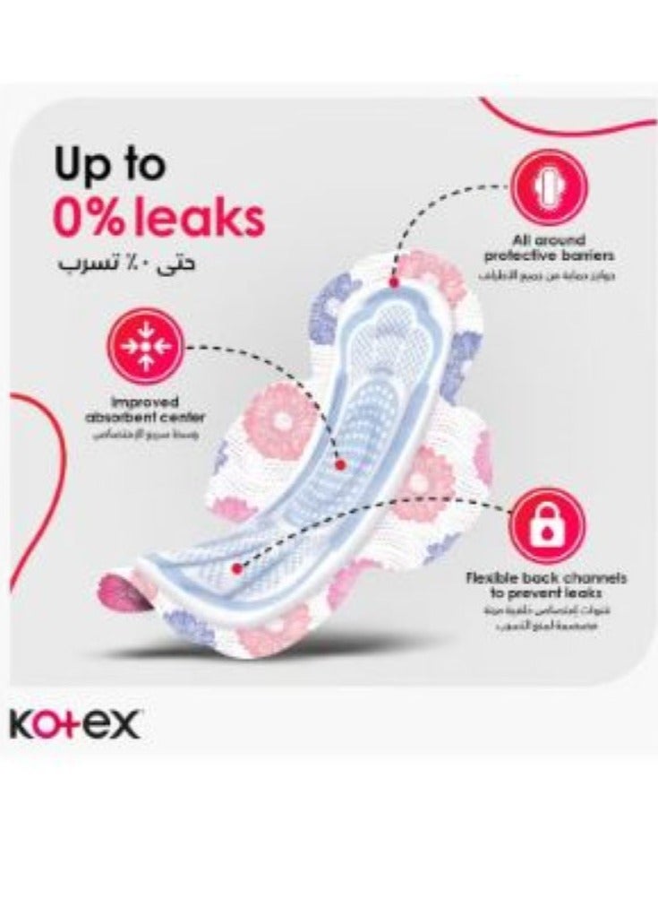 Kotex Maxi Pads Large with Wings, 10 Pads - Image 3