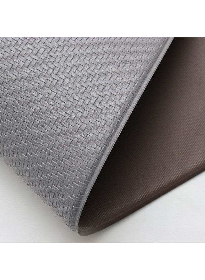 DANUBE HOME Beluxe Clouds Anti-Fatigue Cushioned Comfort Mat 45x75cm Grey - Non-Slip Kitchen Floor Mat For Comfort & Support, Ideal For Home & Office Use - Image 2