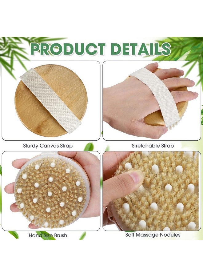 Cozron Cozron Dry Brushing Body Brush Exfoliating Brush Body Scrubber Wooden Shower Brush Body Exfoliator Dry Brush Bath Brush for Cellulite and Lymphatic, Improve Circulation, Stop Ingrown Hairs - Image 3