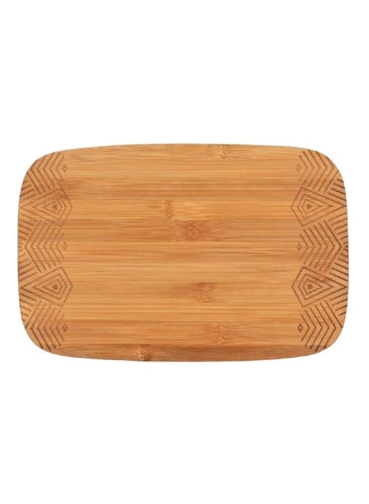 Bamboo Engraved Bamboo Rectangular Serving Board – Stylish Wooden Platter - Image 3