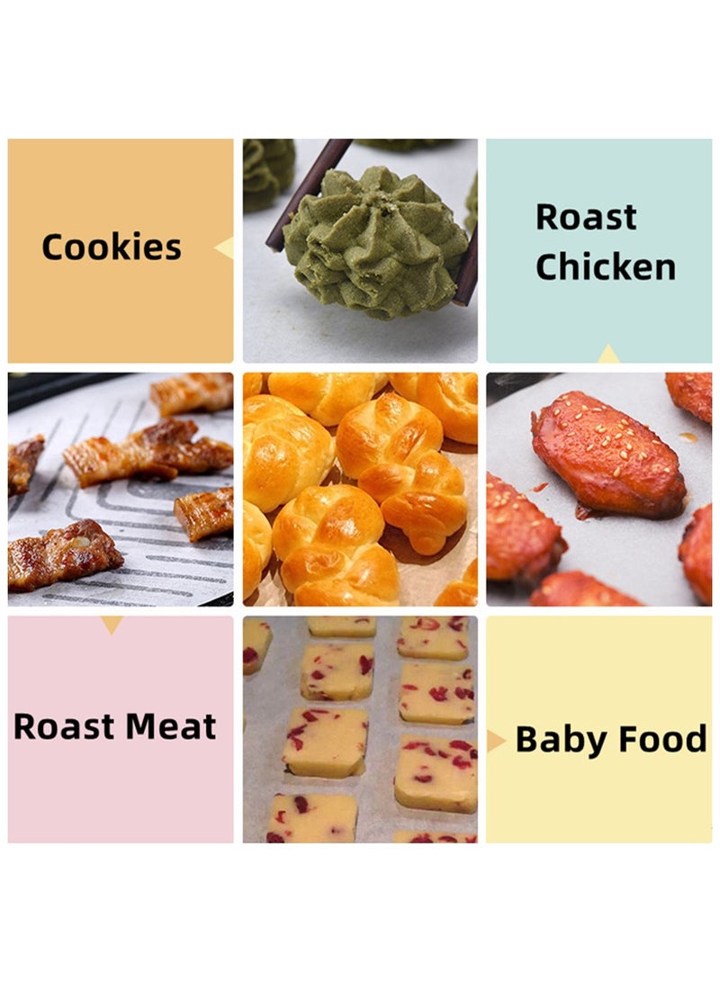 5m Parchment Paper Baking Sheets Non-Stick Precut for Baking Grilling Air Fryer Steaming Cookie Disposable Mats - Image 4
