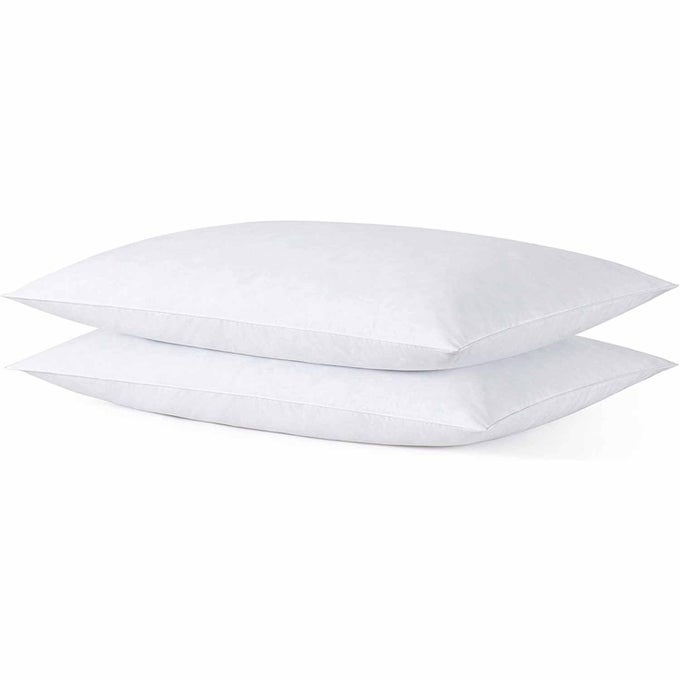 THIN FLAT SLIM ULTRA SOFT BED PILLOWS STANDARD SIZE SET OF 2 PACK FOR SLEEPING BED PILLOW FOR STOMACH BACK AND SIDE SLEEPERS MACHINE WASHABLE 20X26 INCHES