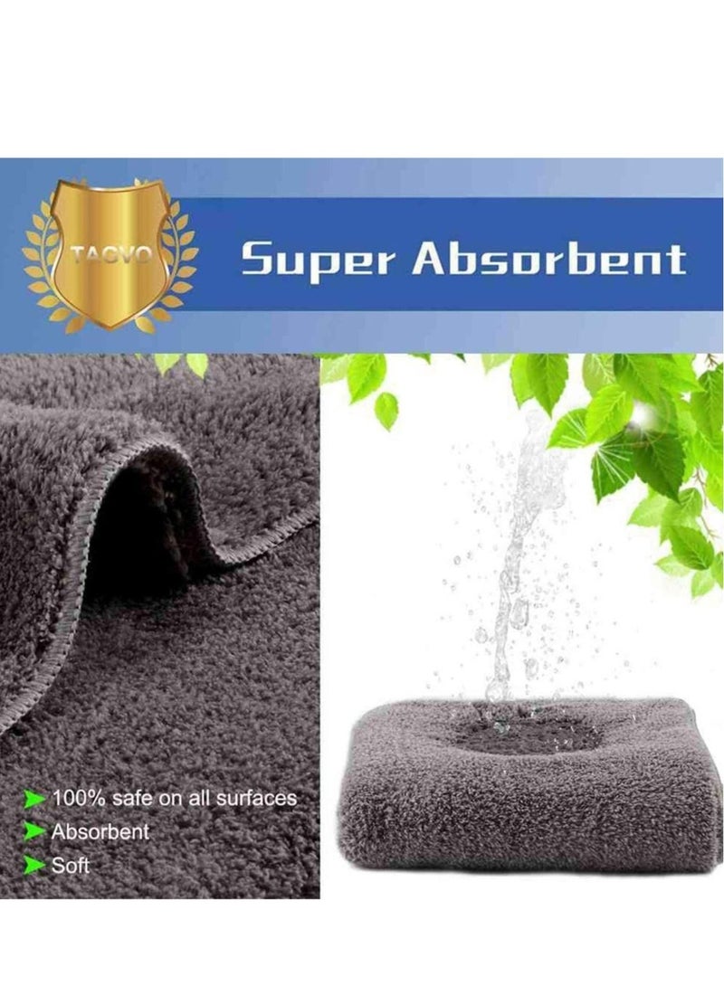 SYOSI 2 Pack Car Wash Mitt Scratch-Free Chenille Microfiber Double Sided Washing Mitts Dual Sided Cleaning Gloves for Dirt  Bugs Sponge Cloths for Cars Home Furniture Trucks Boats  - Image 4