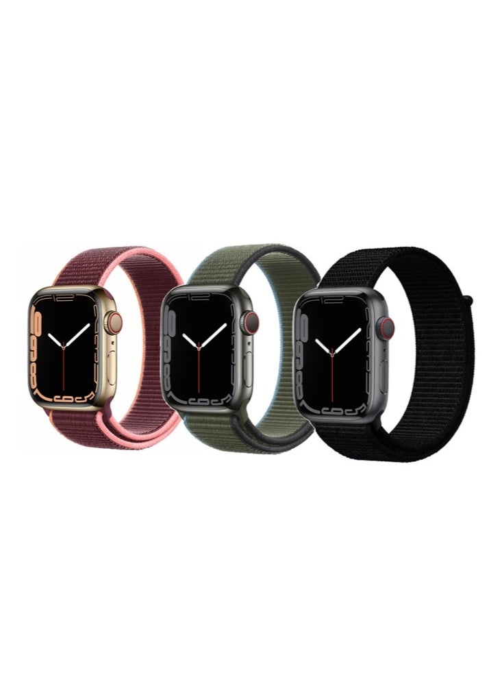 Perfii 3pcs Apple Watch Strap 42/41/40/38mm Replacement for Apple Watch Series 10/9/8/7/6/5/4/SE  - Image 1