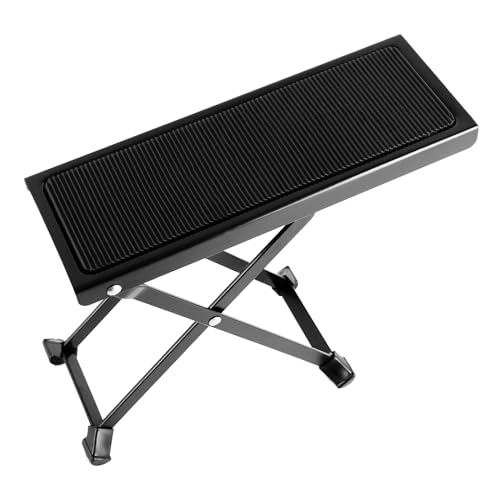 EASTROCK Guitar Foot Stool Height Adjustable Folding Guitar Foot Rest Made of Solid Iron Guitar Foot Stand for Classical Guitar - Image 1