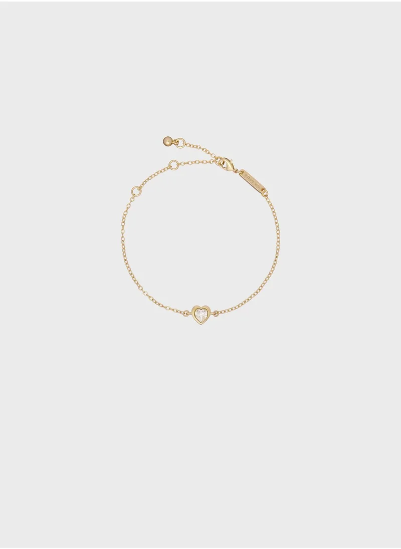 Ted Baker Hansa Crystal Heart Bracelet