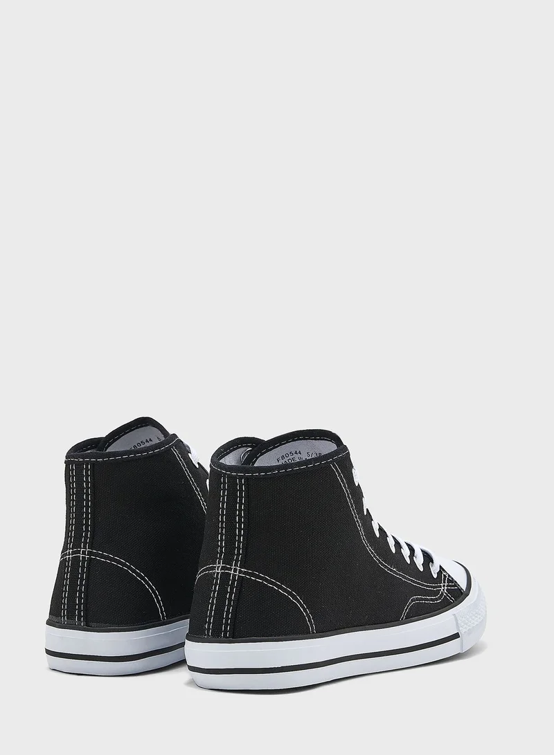 Ginger High Top Canvas Sneakers