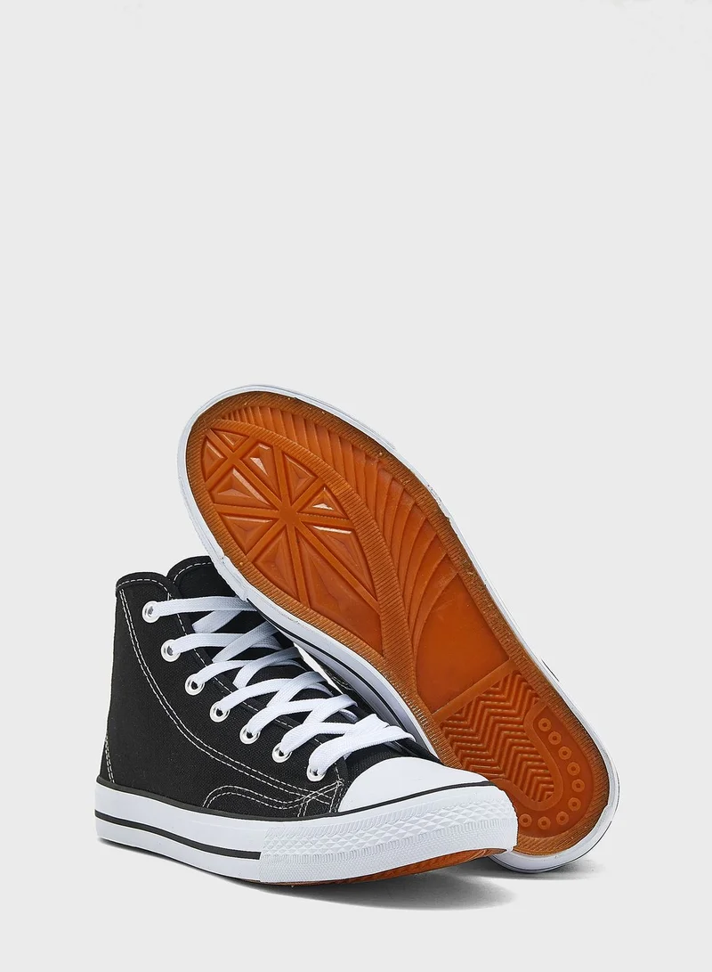 Ginger High Top Canvas Sneakers