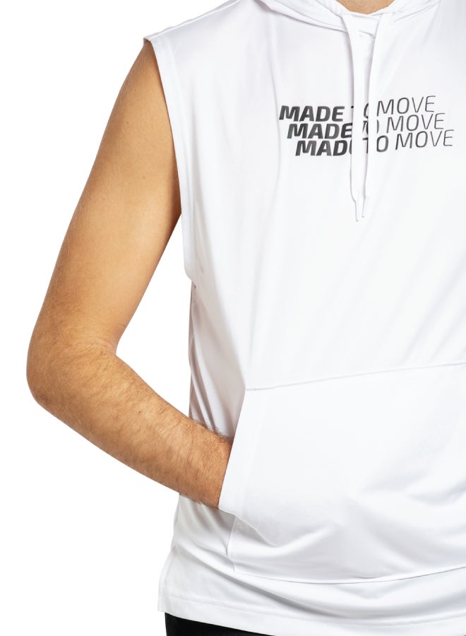 ZAECY Men's Sleeveless Training Hoodie  - Image 3