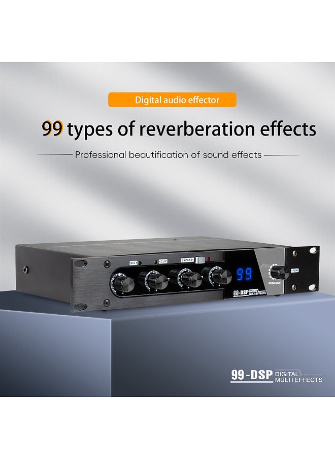 Generic - Professional Karaoke Mixer Reverberator 99 DSP Digital Audio Effector Stereoscopic Sound Effect KTV Microphone BT Reverberation Effector - Image 1
