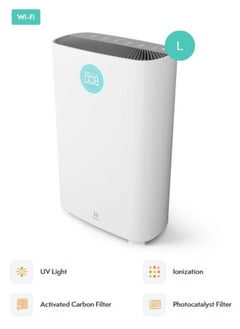 Smart Air Purifier Pro L with HEPA Filter, UV & Ionization Works with Touch Screen &  Google, Alexa & Tesla Home App - pzsku/Z764A942832E54717FA90Z/45/_/1676534003/d92ecdb8-62a2-48da-abdd-c33a4eaa07f1