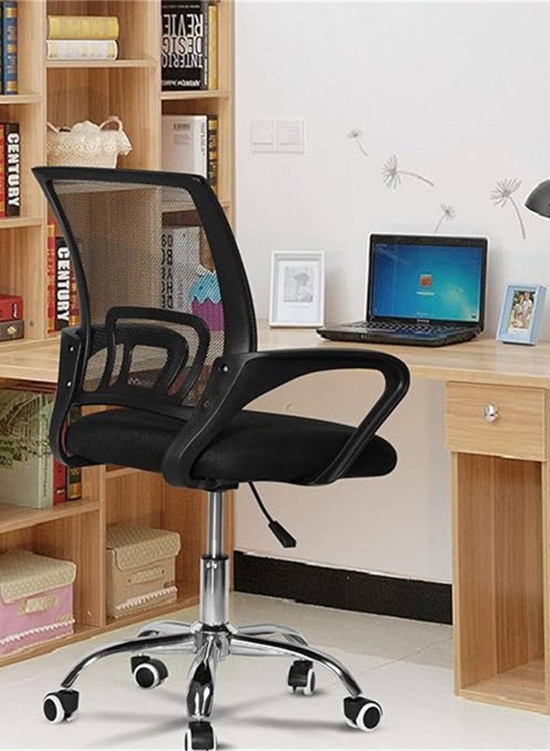 Office Chair Adjustable Height Ergonomic Chairs Mesh Computer Chair Office Desk Chair with Armrests 360 Degree Swivel Chair for Home - Image 2