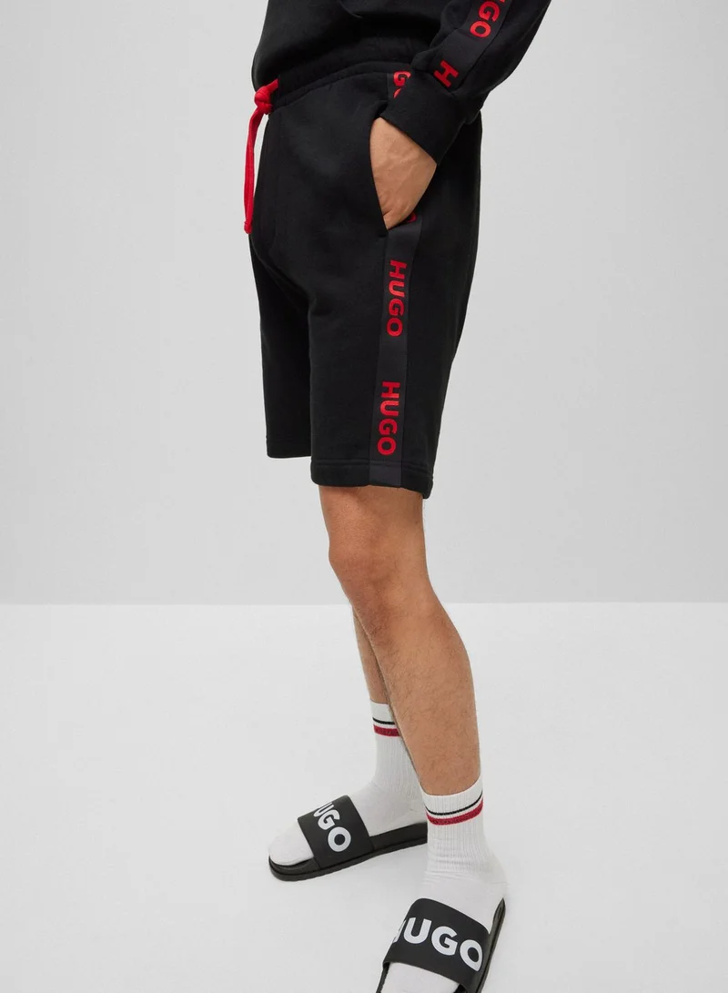 HUGO Logo Drawstring Shorts