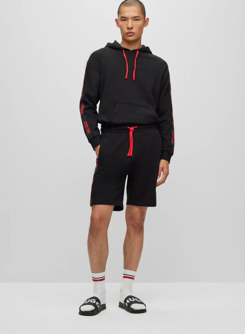 HUGO Logo Drawstring Shorts