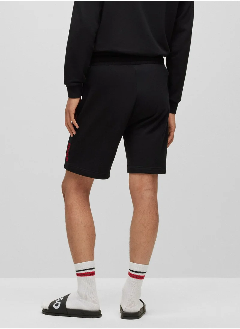 HUGO Logo Drawstring Shorts