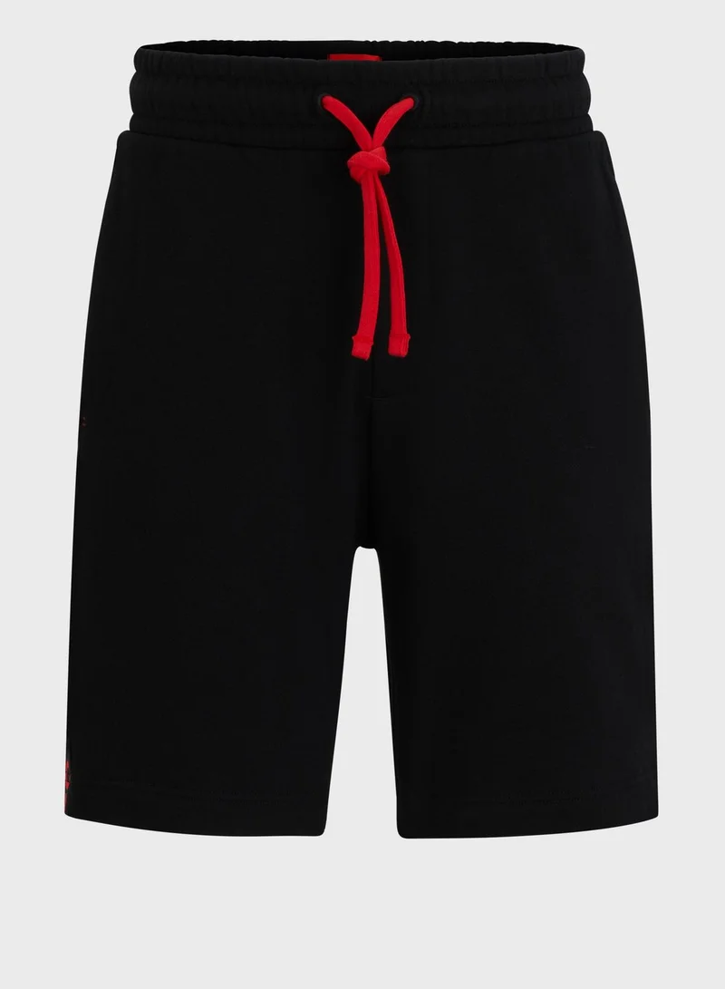 HUGO Logo Drawstring Shorts