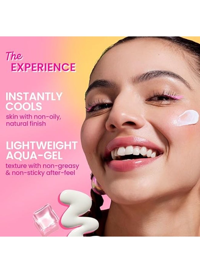 Dot & Key Watermelon Hyaluronic Cooling Sunscreen SPF 50 PA+++| for Oily, Normal & Combination Skin | UV + Blue Light Protection | Lightweight | No White Cast | Boosts Vitamin D Absorption | 80g - Image 4