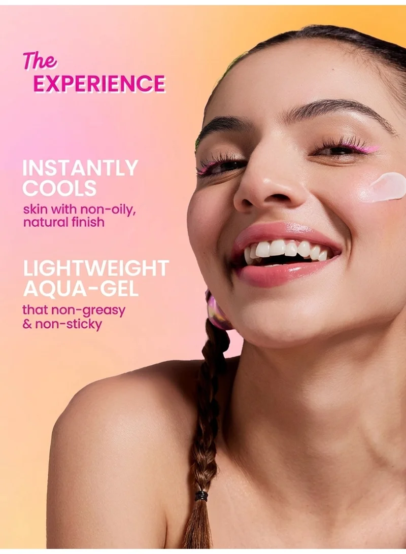 Dot & Key Dot & Key Watermelon Hyaluronic Cooling Sunscreen SPF 50 PA+++| for Oily, Normal & Combination Skin | UV + Blue Light Protection | Lightweight | No White Cast | Boosts Vitamin D Absorption | 80g