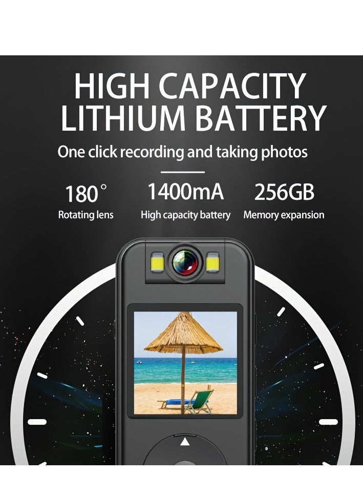 مسجل كاميرا فيديو محمولة بدقة 4K، مسجل قيادة دراجة نارية، كاميرا حركة صغيرة خارجية، كاميرا محمولة، مسجل قيادة، كاميرا مصغرة + بطاقة 64G - Image 4