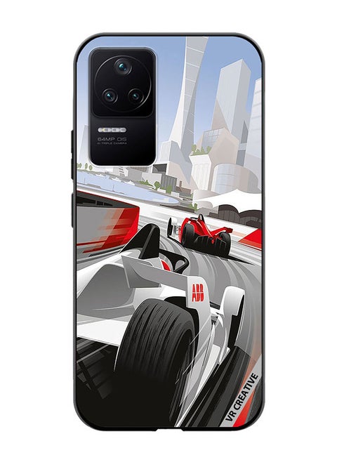 Protective Case Cover For Xioami Poco F4 GT F1 Car Racing Design Multicolour
