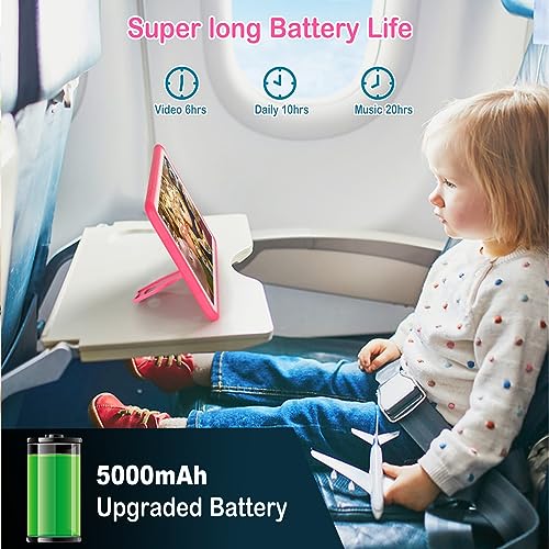 Trayoo Kids Tablet, 10.1 Inches Tablet for Kids with Case Included, 64G Storage, Dual Camera, WiFi, Education Apps Pre-Installed, Parent Control, YouTube (Pink) - Image 5