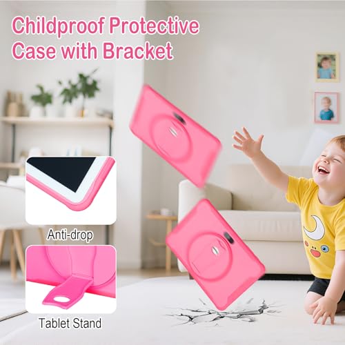 Trayoo Kids Tablet, 10.1 Inches Tablet for Kids with Case Included, 64G Storage, Dual Camera, WiFi, Education Apps Pre-Installed, Parent Control, YouTube (Pink) - Image 4