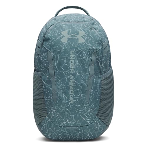 UNDER ARMOUR حقيبة ظهر أندر أرمور للجنسين هاسل 6.0، (587) أزرق جاسبر/أزرق جاسبر/سيربنتين، مقاس واحد يناسب معظم الأحجام - Image 1