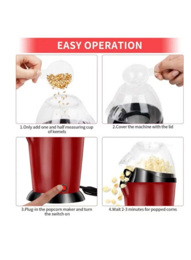 Denx Healthy 1100W hot air popcorn maker without oil DX2089 - Image 4