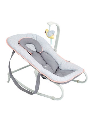 Graphik Baby Bouncer, Rocker Chair, Reclining Backrest, Removable And Adjustable Head Support, Cosy Cushioned Seats For Newborns, Peach, 0+ - pzsku/Z764AF920C97841B0E8A8Z/45/_/1648800923/359c1e24-18e6-4ff9-83e8-760359e086a1