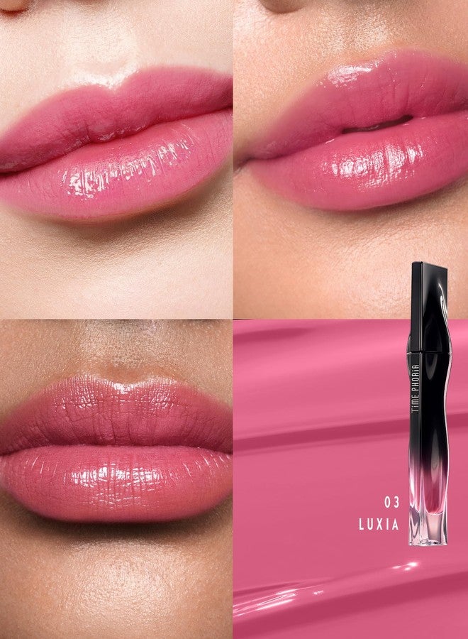 TIMEPHORIA Stellar Dust Lip Stain 03, Transfer-Proof & Smudge-Proof Lip Gloss, Cool Tone Pink Tinted Glossy Finish, High-Pigment Vibrant Color, Hydrating Lightweight Long-Lasting Lip Makeup for Women - Image 2