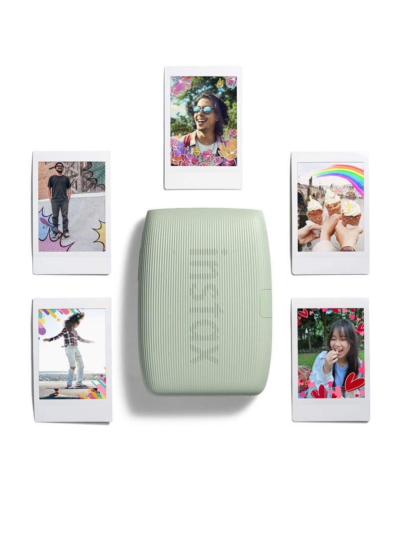 فوجي فيلم طابعة الصور الذكية Instax Mini LINK 3، أخضر حكيم - Image 5