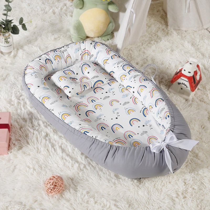 Baby Crib Is Removable And Washable, Portable And Movable, Bed-In-Bed, Bionic Baby Nest Crib - Image 2