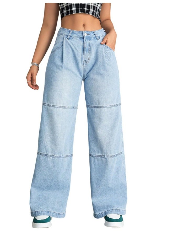 Kotty KOTTY Women's Jean Straight Fit Clean Look Stretchable Jeans(Blue,28)  - Image 1