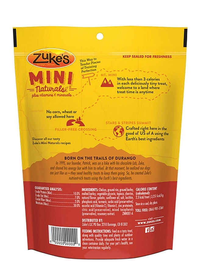Zuke's Mini Naturals Dog Training Treats, Chicken Recipe, Soft & Tender Mini Dog Treats With Vitamins & Minerals, For All Breed Sizes, 6 Oz Bag (Pack Of 3) - Image 3