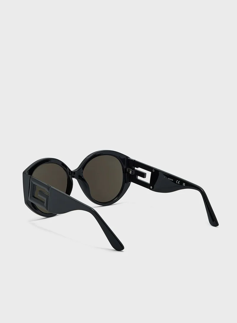 GUESS Half Frame Shape Sunglasses