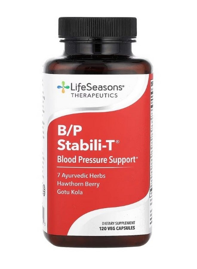 LifeSeasons BP Stabili T Blood Pressure Support 120 Veg Capsules - Image 1