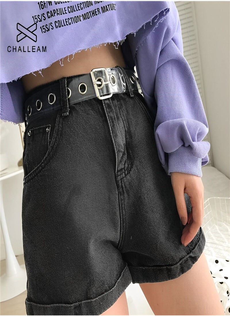 Generic - Wide sheer jelly waistband with stylish buckle - Image 1