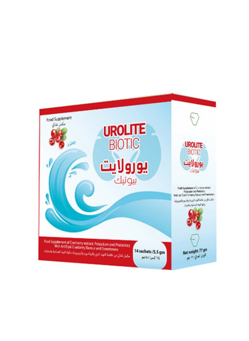 Noor AlQmar Urolte Biotic with Cranberry Herbal Extract and Probiotic to Help Treat Urinary Tract Infections – 14 Sachets  - Image 4