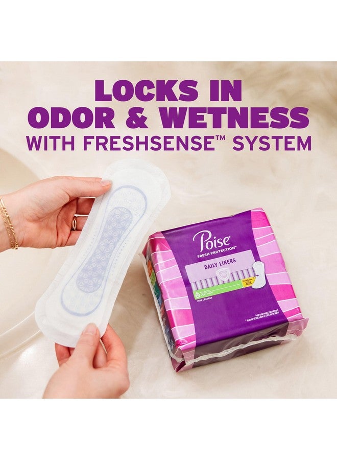 Poise Poise Daily Liners, Incontinence Panty Liners, 2 Drop Very Light Absorbency, Long Length, 114 Count of Pantiliners, Packaging May Vary  - Image 5