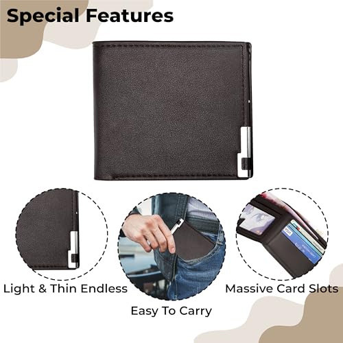 Kraptick Mens Wallets: Slim Wallets for Men with Cardholder and Money Organizer (DMFP386) - Image 5