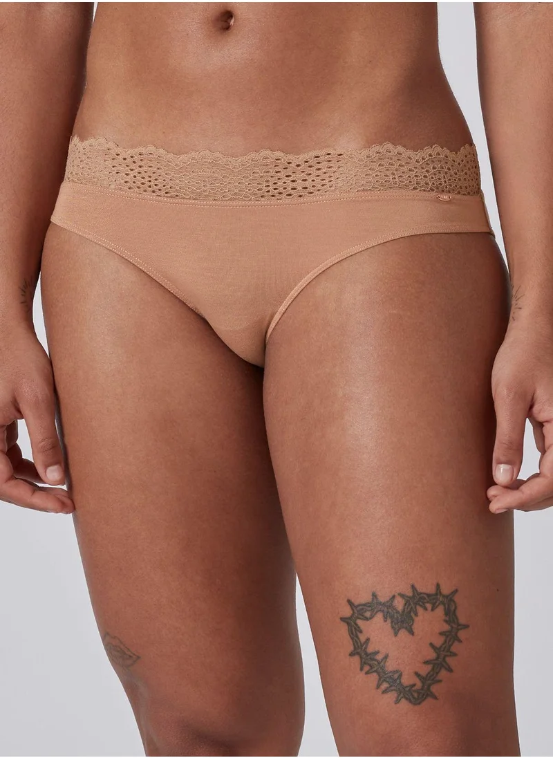 لا سينزا Skiny Women'S Bikini Briefs Bamboo Lace