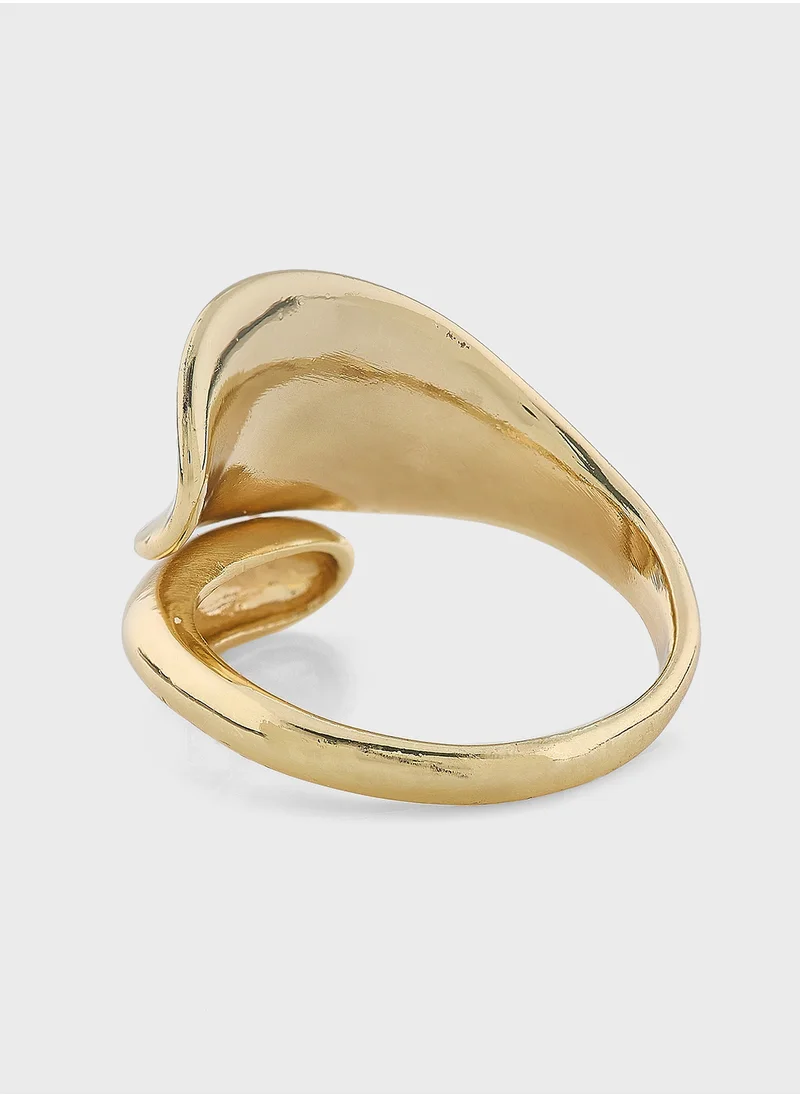 Ginger Twisted Statement Ring