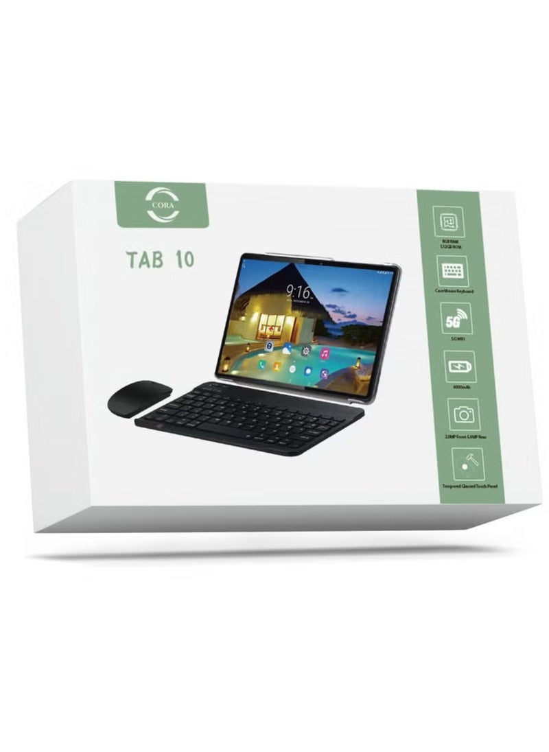 cora - CORA Tab 10 2.0 Ghz 10.1 Inch Display Android Tablet With 8 GB RAM 512 GB ROM 5G and 6000 Mah Battery Blue - Image 1