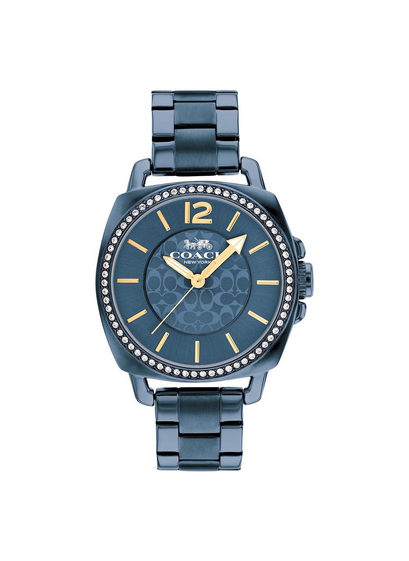 COACH Women's Analog Tonneau Shape Stainless Steel Wrist Watch 14503985 - 34 Mm  - Image 1