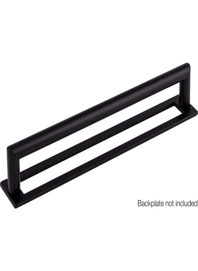 Top Knobs - TK944BLK - Kinney Pull 7 9/16" - Flat Black - Lynwood Collection - Image 4