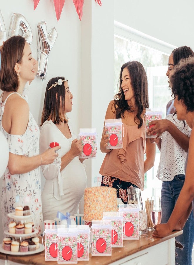 MTLEE 60 Sets Baby Shower Party Favors for Guests Baby Shower Gifts Tea Lights Candles with Thank Tags and Return Gift Bags for Birthday Gender Reveal Party Supplies(Red,Strawberry) - Image 3